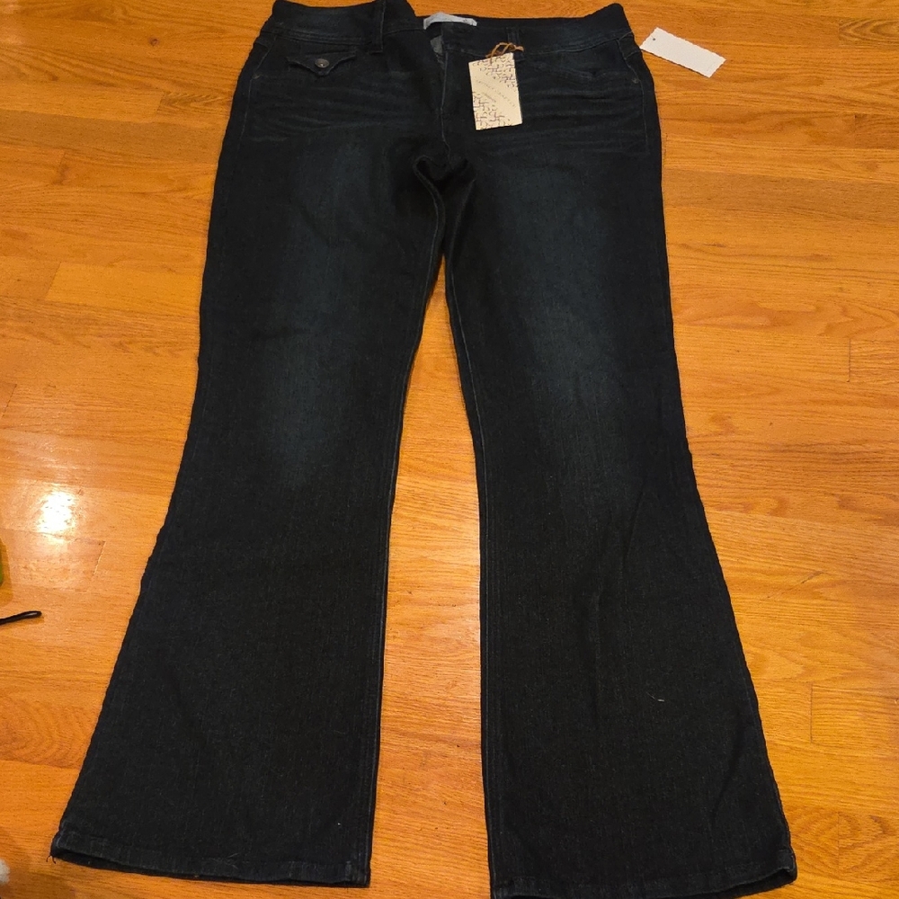 Democracy Dark Blue Flare Jeans